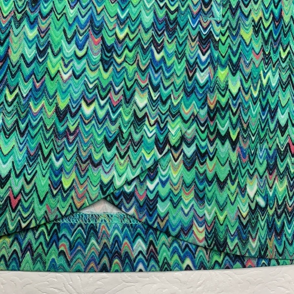 EP Pro Green‎ Blue Print Golf Skort - Picture 5 of 6